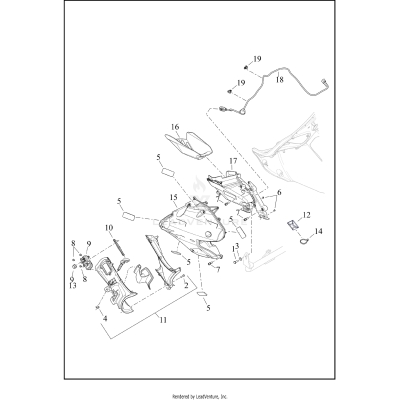 FAIRING, INNER (2 OF 2)