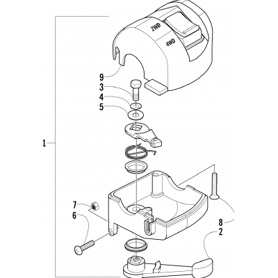 THROTTLE CASE ASSEMBLY