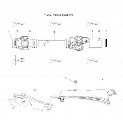 Drive Train, Front Prop Shaft