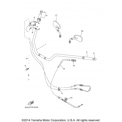 Steering Handle Cable