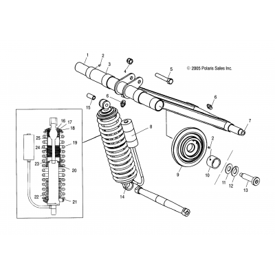 Torque Arm, Rear /Ne5bsb (4997239723B12)