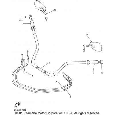 Steering Handle Cable