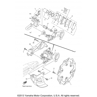 Rear Brake Caliper