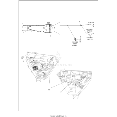 WIRING HARNESS, MAIN, ABS - FLHT, FLHX, FLHXS (6 OF 8)