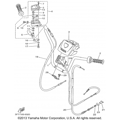 Steering Handle Cable