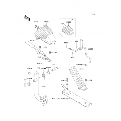 Brake Pedal/Throttle Lever