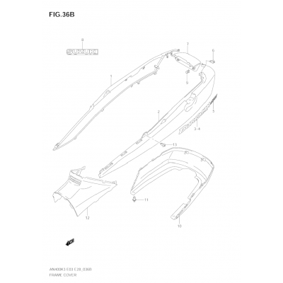 FRAME COVER (AN400K5/K6)