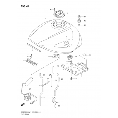 FUEL TANK (E28)