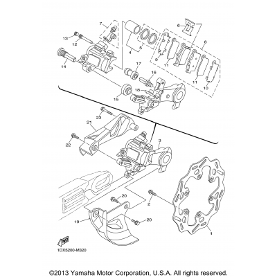 Rear Brake Caliper