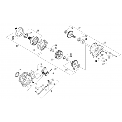 GEARCASE ASSEMBLY