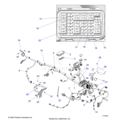 ELECTRICAL, WIRE HARNESS - A25SJE57CP/EP (C102627)