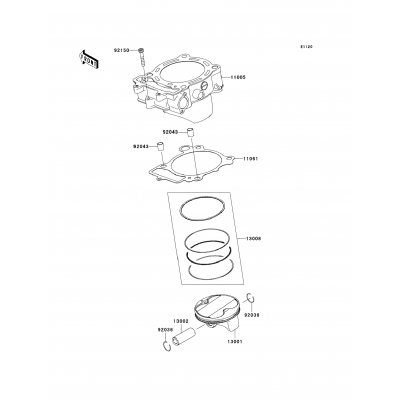 Cylinder/Piston(s)