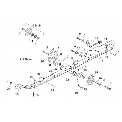 Rail Mounting (4953885388B010)