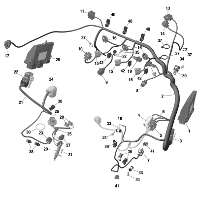 10- Engine Harness and Electronic Module - SE6