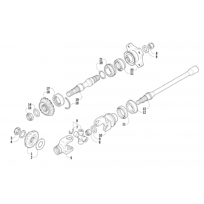 SECONDARY DRIVE ASSEMBLY