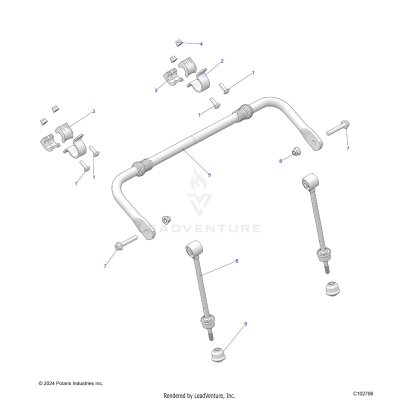 SUSPENSION, STABILIZER BAR - A25SVA85A4 (C102706)