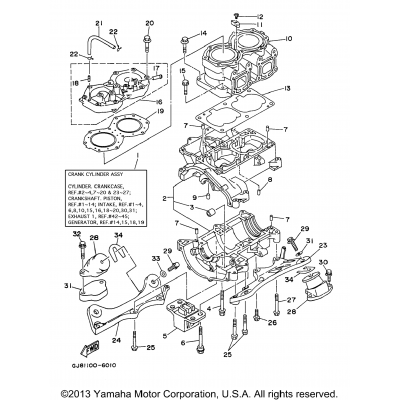 Cylinder Crankcase