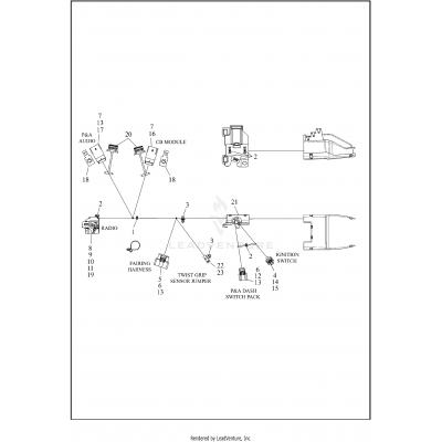 WIRING HARNESS, MAIN - FLHTCUTG (2 OF 8)