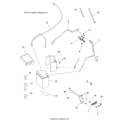 ELECTRICAL, BATTERY - A17SJE57AU (49ATVBATTERY15570SP)