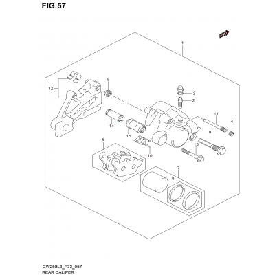 REAR CALIPER