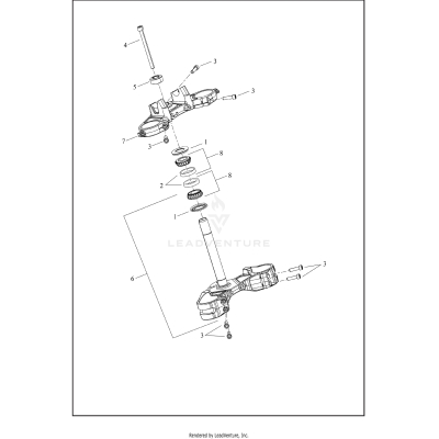 FORK BRACKETS, FRONT