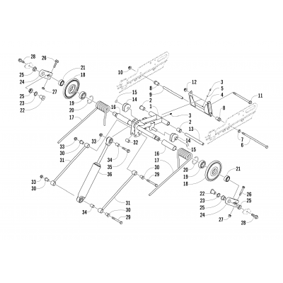 REAR SUSPENSION REAR ARM ASSEMBLY