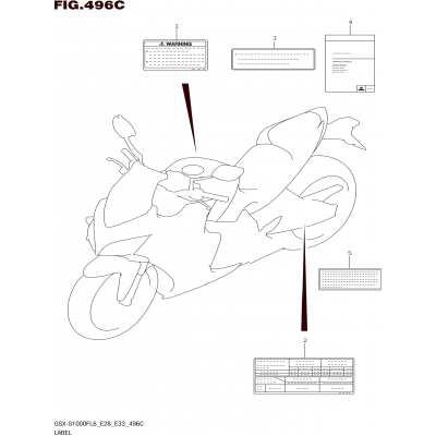 LABEL (GSX-S1000FAL6 E33)