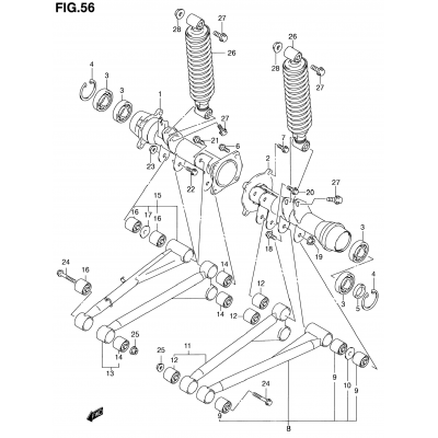 REAR AXLE HOUSING (MODEL Y)