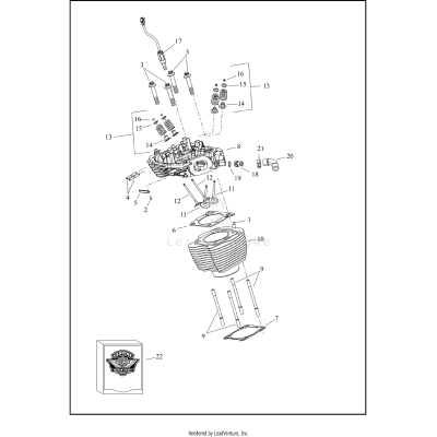CYLINDERS, HEADS AND VALVES