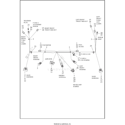 WIRING HARNESS, FAIRING