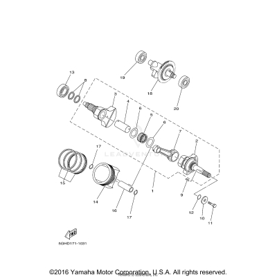 CRANKSHAFT PISTON