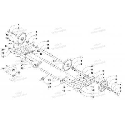 ARTICULATING SKID FRAME ASSEMBLY