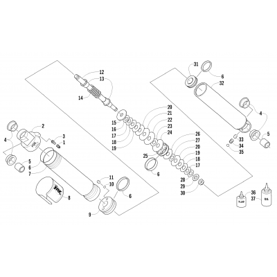 FRONT SUSPENSION SHOCK ABSORBER