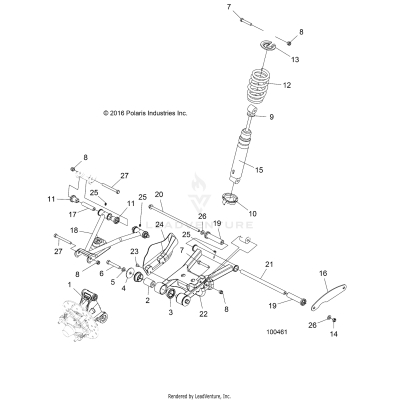 SUSPENSION, REAR - A19S6E57B1 [100461]