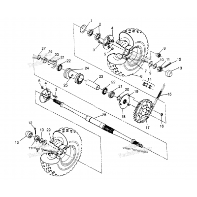 Rear Wheel Drive Assembly Sportsman 4X4 W948040