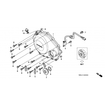 RIGHT CRANKCASE COVER