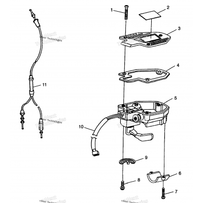 Controls Throttle Asm./Cable Magnum 2X4