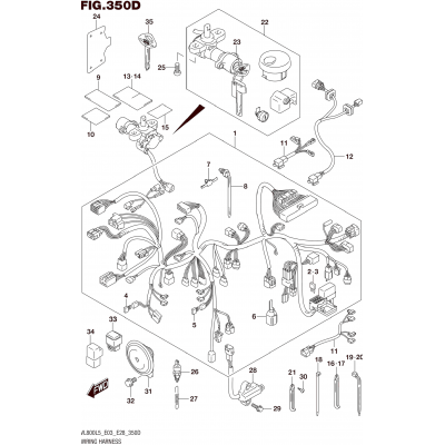 WIRING HARNESS (VL800TL5 E28)