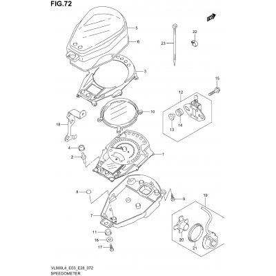 SPEEDOMETER (VL800CL4 E03)