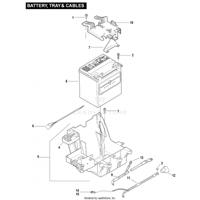 BATTERY,TRAY& CABLES