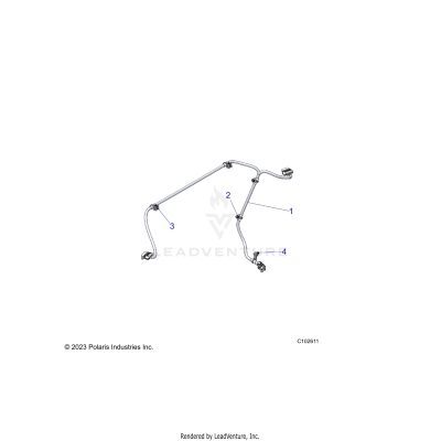ELECTRICAL, TAILLIGHT HARNESS - A25SJR57AM (C102611)