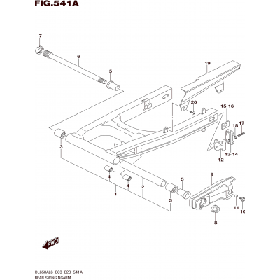 REAR SWINGINGARM