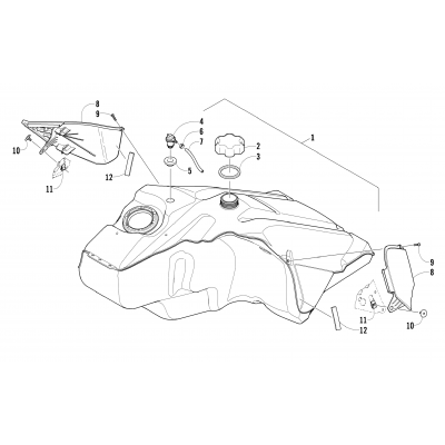 GAS TANK ASSEMBLY