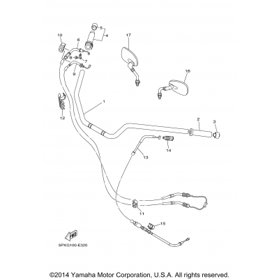 Steering Handle Cable