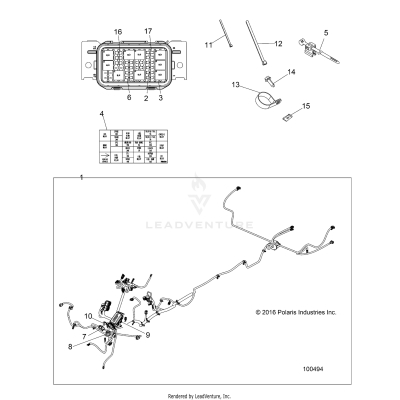 ELECTRICAL, HARNESS - A17S6S57C1/CM [100494]