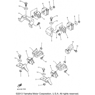 Engine Bracket For Vx700