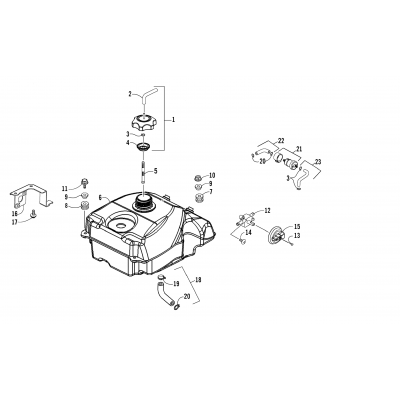 GAS TANK ASSEMBLY