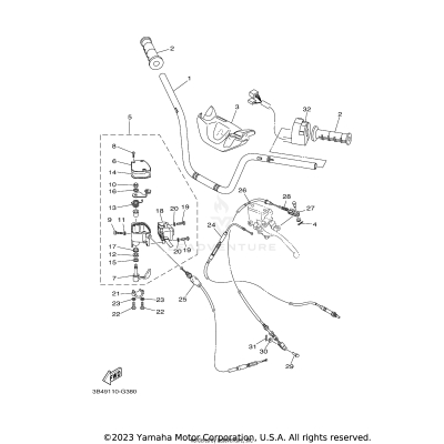 STEERING HANDLE CABLE
