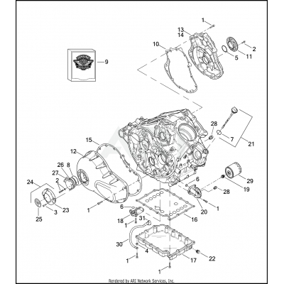 COVERS, OIL PAN/FILTER/PICKUP