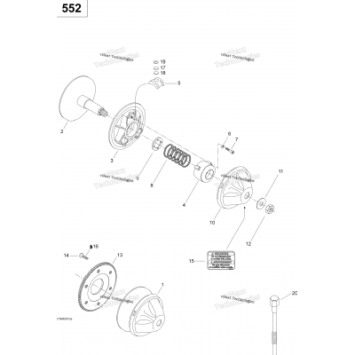 Drive Pulley 552